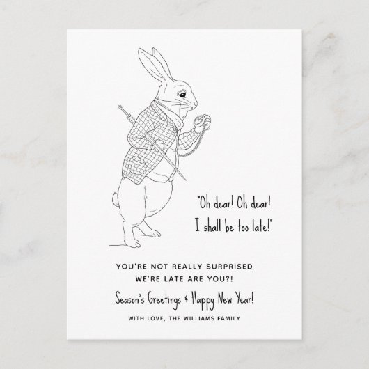 おもしろい年明け暮れ シーズンポストカード (正面)