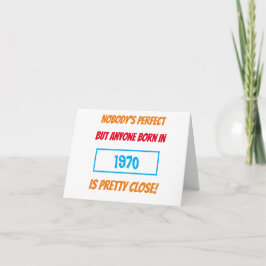 おもしろい年生まれ誕生日カード カード