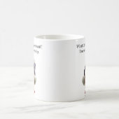 おもしろい年老いた意地悪な女 コーヒーマグカップ (中央)