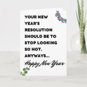 おもしろい年賀状 カード (正面)