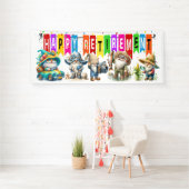 おもしろい幸福な退職 横断幕 (インサイチュ)