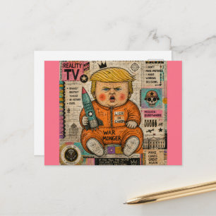 おもしろい幼児大統領 ポストカード