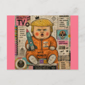 おもしろい幼児大統領 ポストカード (正面)