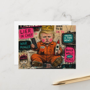 おもしろい幼児大統領 ポストカード