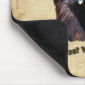 おもしろい幼若ハゲ・イーグル悪態野生動物 マウスパッド (コーナー)