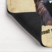 おもしろい幼若ハゲ・イーグル悪態野生動物 マウスパッド (コーナー)