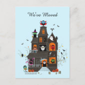 おもしろい幽霊のよく出る不気味住所 ポストカード (正面)