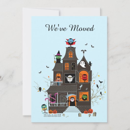 おもしろい幽霊のよく出る不気味引っ越しました (正面)