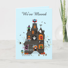 おもしろい幽霊のよく出る不気味引っ越しました 案内状