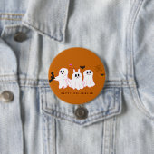 おもしろい幽霊のポーズ設定写真 缶バッジ (インサイチュ)