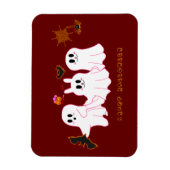 おもしろい幽霊の写真 |フォトマグネット マグネット (縦)