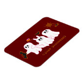 おもしろい幽霊の写真 |フォトマグネット マグネット (左側)