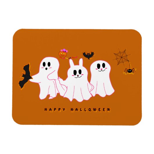 おもしろい幽霊の写真 |フォトマグネット マグネット (横)