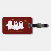 おもしろい幽霊の写真 |荷物タグ ラゲッジタグ (裏面横)