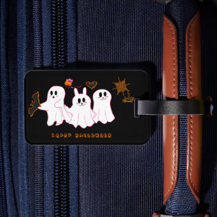 おもしろい幽霊の写真 荷物タグ ラゲッジタグ