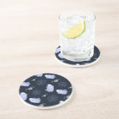 おもしろい幽霊スパイダーハロウィンパターン。 コースター (側面)