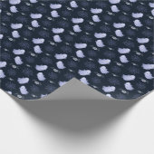 おもしろい幽霊スパイダーハロウィンパターン。 ラッピングペーパー (角)