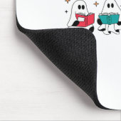 おもしろい幽霊ズ読ブックス先生ハロウィン不気味 マウスパッド (コーナー)