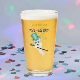 おもしろい幽霊ドレスアップトップハットブラックケーンスカル タンブラーグラス