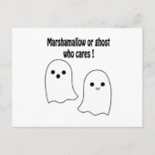 おもしろい幽霊ハロウィンはがき ポストカード (正面)