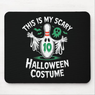 おもしろい幽霊ボウリングリーグチームのハロウィン・ユーモアTシャツ マウスパッド