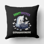 おもしろい幽霊作家並外キュート幽霊 クッション (裏面)