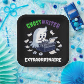 おもしろい幽霊作家並外キュート幽霊 ペーパープレート (パーティー)