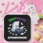 おもしろい幽霊作家並外キュート幽霊 ペーパープレート (パーティー)