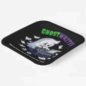 おもしろい幽霊作家並外キュート幽霊 ペーパープレート (傾斜あり)