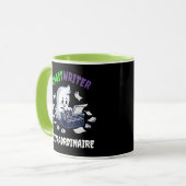 おもしろい幽霊作家並外キュート幽霊 マグカップ (正面左)