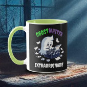 おもしろい幽霊作家並外キュート幽霊 マグカップ