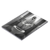 おもしろい幽霊座ってトイレ ノートブック (左側)