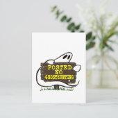 おもしろい幽霊狩り記号なし ポストカード (スタンド正面)