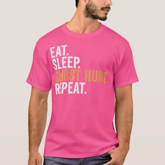 おもしろい幽霊狩り Tシャツ (正面)
