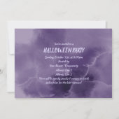 おもしろい幽霊、ジャック・オランタン、こうもりハローウィンパーティ 招待状 (裏面)
