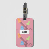 おもしろい幽霊 ラゲッジタグ (正面縦)