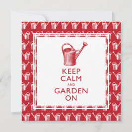 おもしろい庭師の退職パーティの招待状 招待状