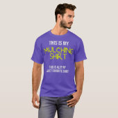 おもしろい庭造り これは私のマルチング Tシャツ (正面フル)