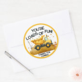 おもしろい建築パーティー特典ラウンドステッカーのロード ラウンドシール (封筒)