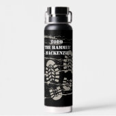 おもしろい建築ボス業者への贈与 ウォーターボトル (背面)