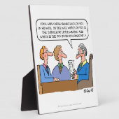 おもしろい弁護士の読相続人への遺言 フォトプラーク (側面)