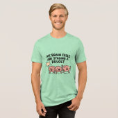 おもしろい式 トライブレンドTシャツ (正面全面)