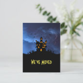 おもしろい引っ越しましたブ不気味ラック幽霊のよく出るハウス ポストカード (スタンド正面)