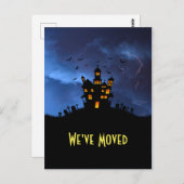 おもしろい引っ越しましたブ不気味ラック幽霊のよく出るハウス ポストカード (正面/裏面)