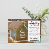 おもしろい引っ越し祝いパーティーニューホーム招待状 招待状 (スタンド正面)