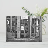 おもしろい引っ越し祝いパーティーパーティー 招待状 (スタンド正面)