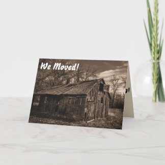 おもしろい引っ越し祝いパーティー/移動 招待状