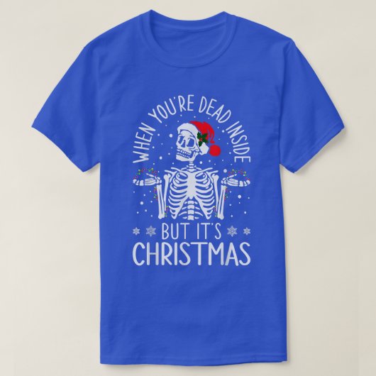 おもしろい引用文があなたは死んだときにクリス Tシャツ (デザイン正面)