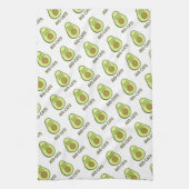 おもしろい引用文ことわざアヴォカトユーモアキャットアボカド キッチンタオル (縦)