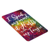 おもしろい引用文ことわざ話、あなたの心の冷蔵庫 マグネット (右側)